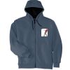 Heavyweight Full Zip Hooded Sweatshirt with Thermal Lining Thumbnail