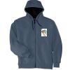 Heavyweight Full Zip Hooded Sweatshirt with Thermal Lining Thumbnail