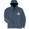 Heavyweight Full Zip Hooded Sweatshirt with Thermal Lining Thumbnail