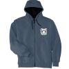 Heavyweight Full Zip Hooded Sweatshirt with Thermal Lining Thumbnail