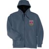 Heavyweight Full Zip Hooded Sweatshirt with Thermal Lining Thumbnail