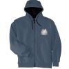 Heavyweight Full Zip Hooded Sweatshirt with Thermal Lining Thumbnail