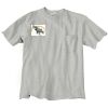 Ultra Cotton 100% Cotton T Shirt with Pocket Thumbnail