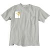 Ultra Cotton 100% Cotton T Shirt with Pocket Thumbnail
