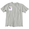 Ultra Cotton 100% Cotton T Shirt with Pocket Thumbnail